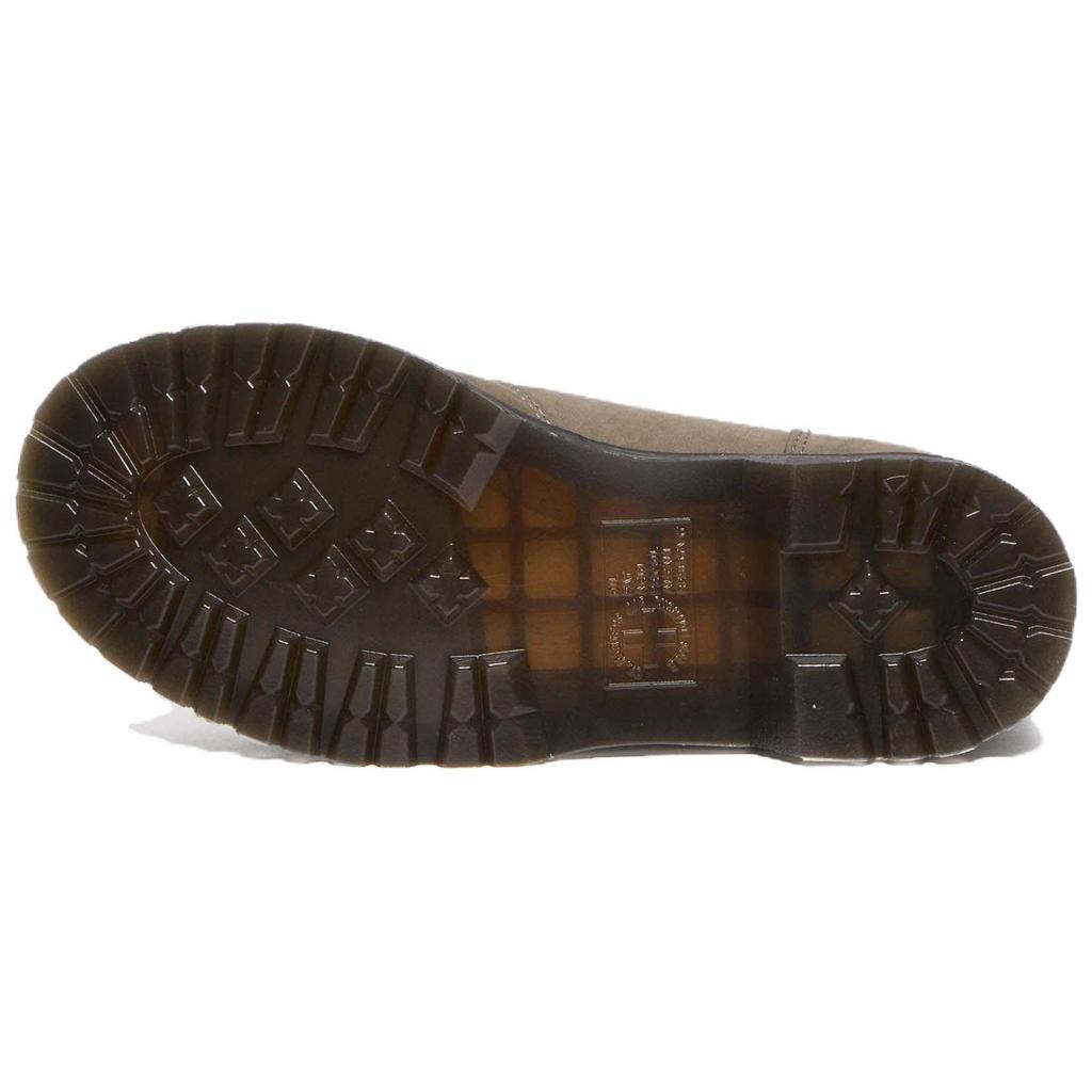 Dr. Martens 2976 Leather Round Toe Slip-On Short Chelsea Boots Women Boots Gray 30955059