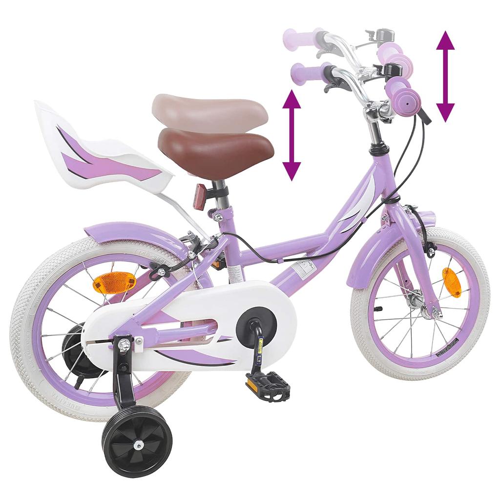 Kids Bicycle 12 Inch for Ages 2 4 Purple