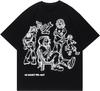 Vamtac Oversized Graphic Tees Tees for Men Women Streetwear Unisex T Shirts High Quality O-Neck Short Sleeves 50983
