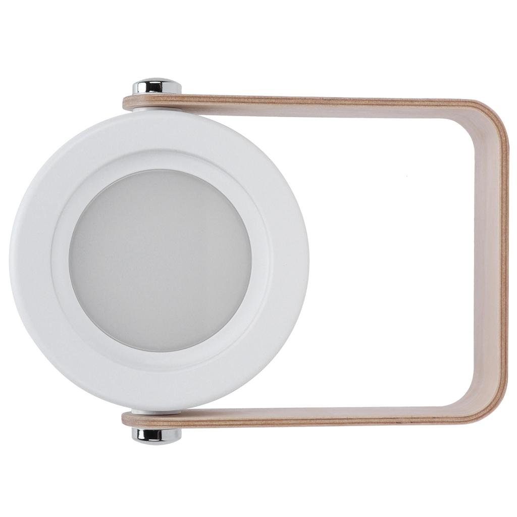 Foldable Reading Lamp Portable Touch Control Dimmable LED Night Light Gift for Bedroom BedsideWhite