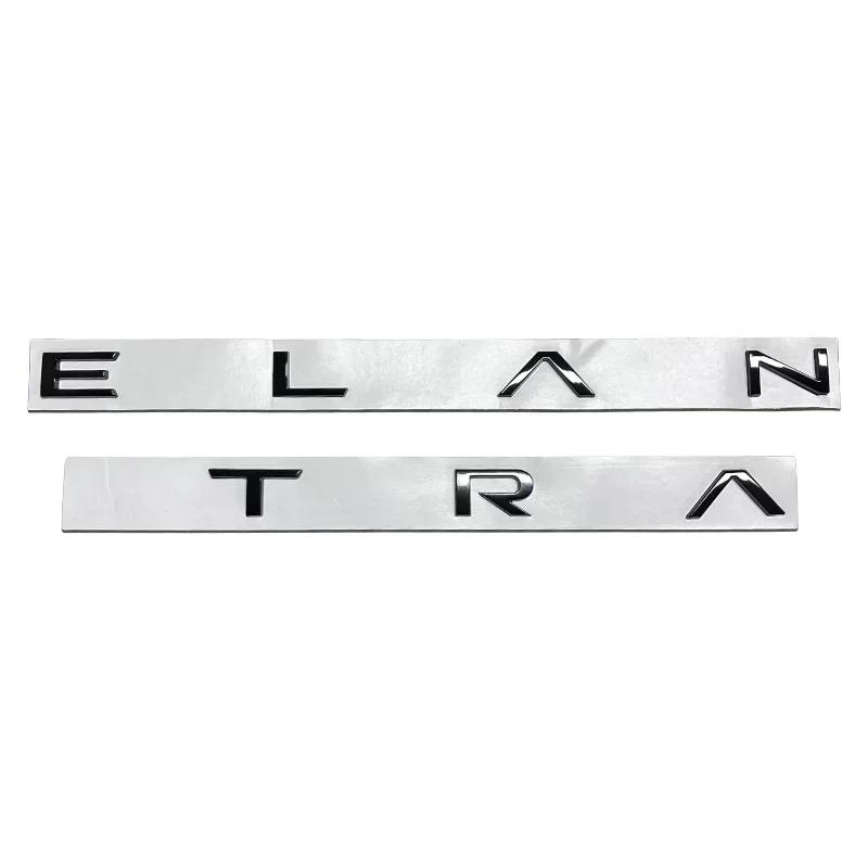Decorazione Logo ankfz6 per Hyundai ELANTRA Emblema Lettere Metallo 3D Adesivo Badge Decalcomania Coda Baule Posteriore Auto Accessori