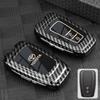 Zinc Alloy Leather Car Key Case Protective Case for Toyota CHR Hilux Fortuner BVNYTU7 Land Cruiser 200 Camry Corolla Crown RAV4 Highland