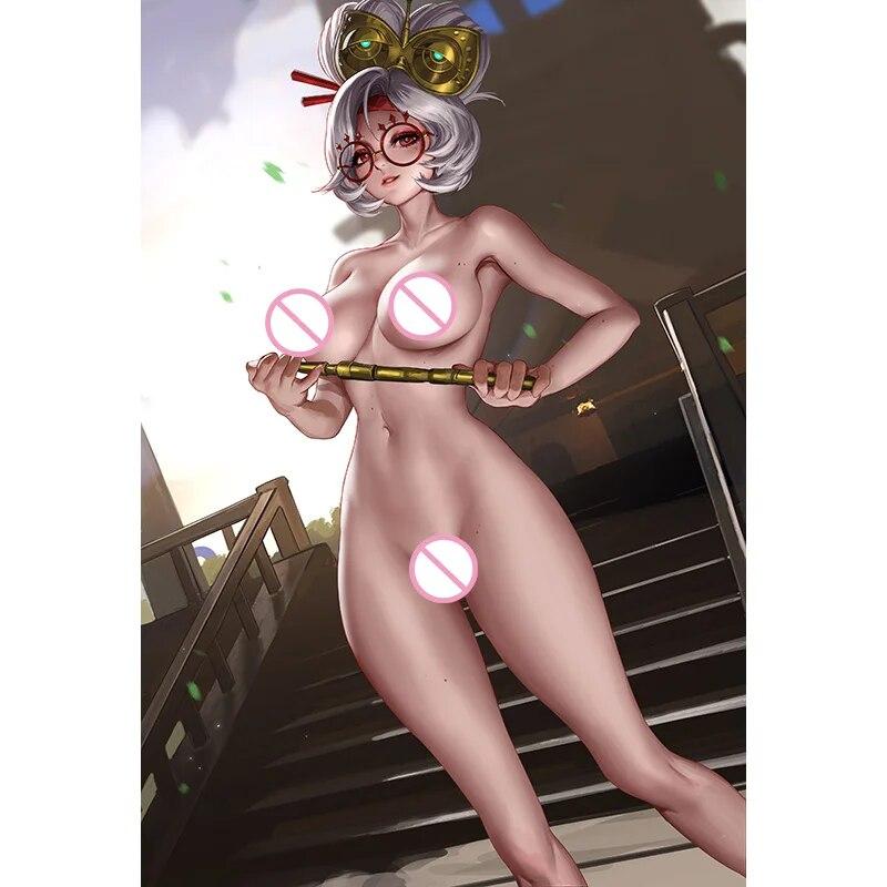 Print Game Gwen Nude Sexy Girl Art Canvas Poster Living Room Bedroom Home Decor Hang Wall Picture