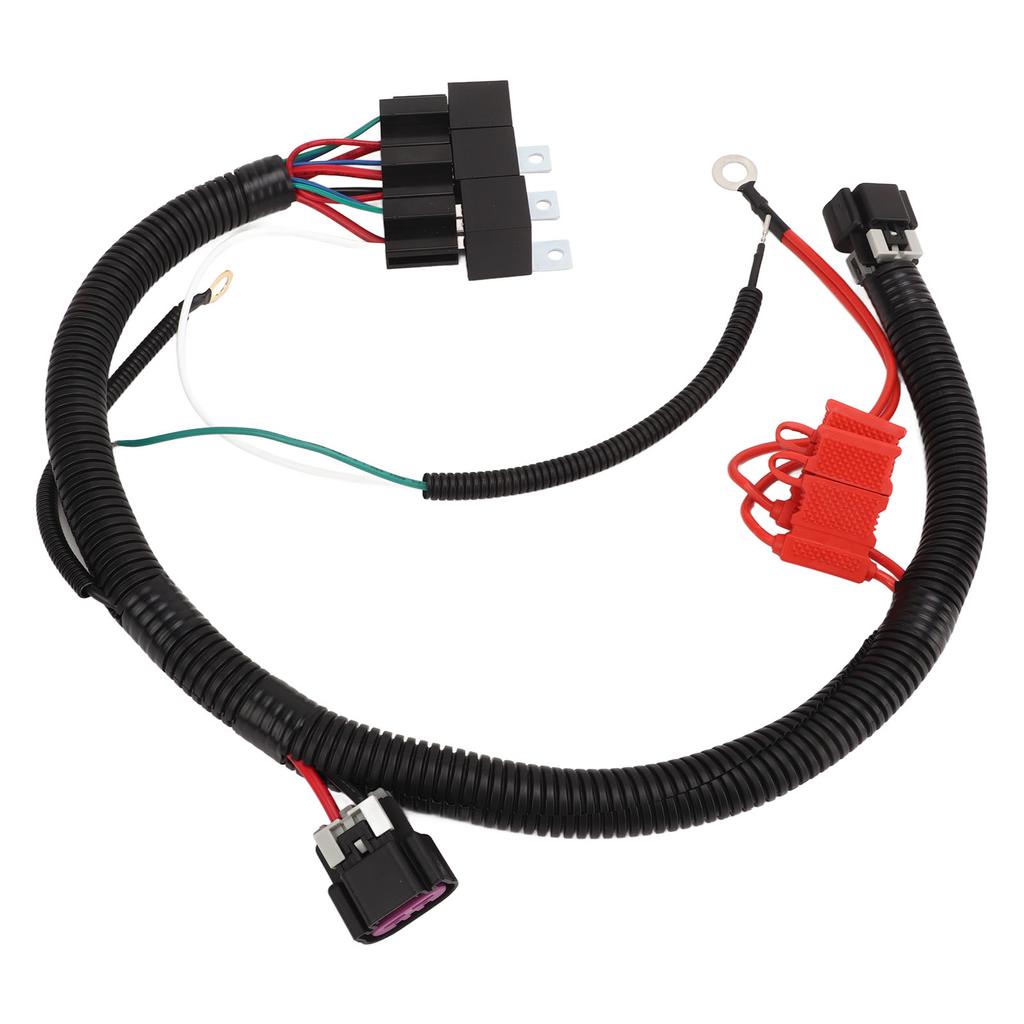 Dual Electric Fan Upgrade Wiring Harness 7L5533A226T Electric Cooling Fan Wire Harness for ECU Control Truck SUV