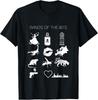 Funny Trendy Bands of the 80's Hair Bands Rock Bands 1980's T-Shirt Unisex T-Shirt