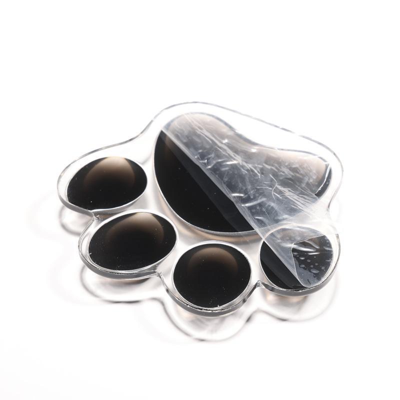 "Transparent Silicone Cat Claw Wrist Pad: Comfortable, Creative, and Cool for Office Use"