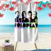 Coldplay Beach Towel, Large Soft Quick Dry Towel for Beach Camping Swimming