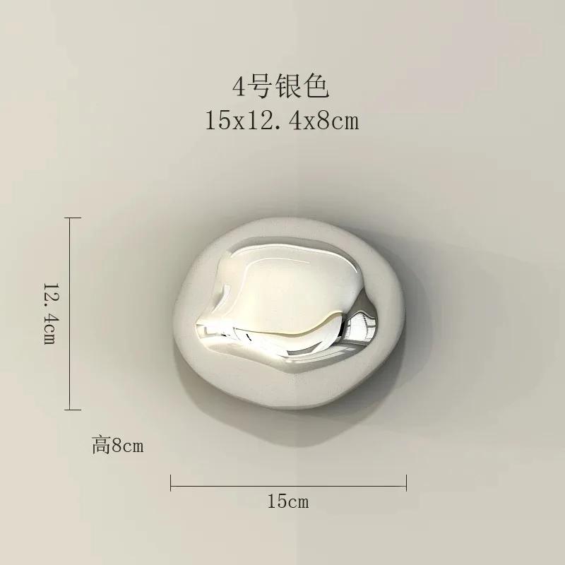 Light luxury wall decoration Creative electroplated stone wall decoration Modern handicraft Shopping mall hotel wall pendant