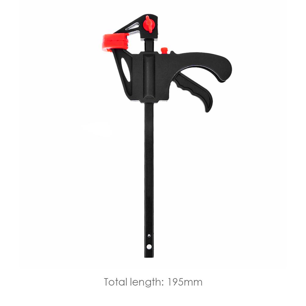 Adjustable Handheld Woodworking Spreader DIY Gadget Tool Ratchet Quick Release Clip Kit 4 inch Mini F Clamp Woodworking Clamp