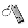 High Decibel Dual Whistle Keychain, Outdoor Camping Emergency Survival Tool, Portable Multifunctional Whistle
