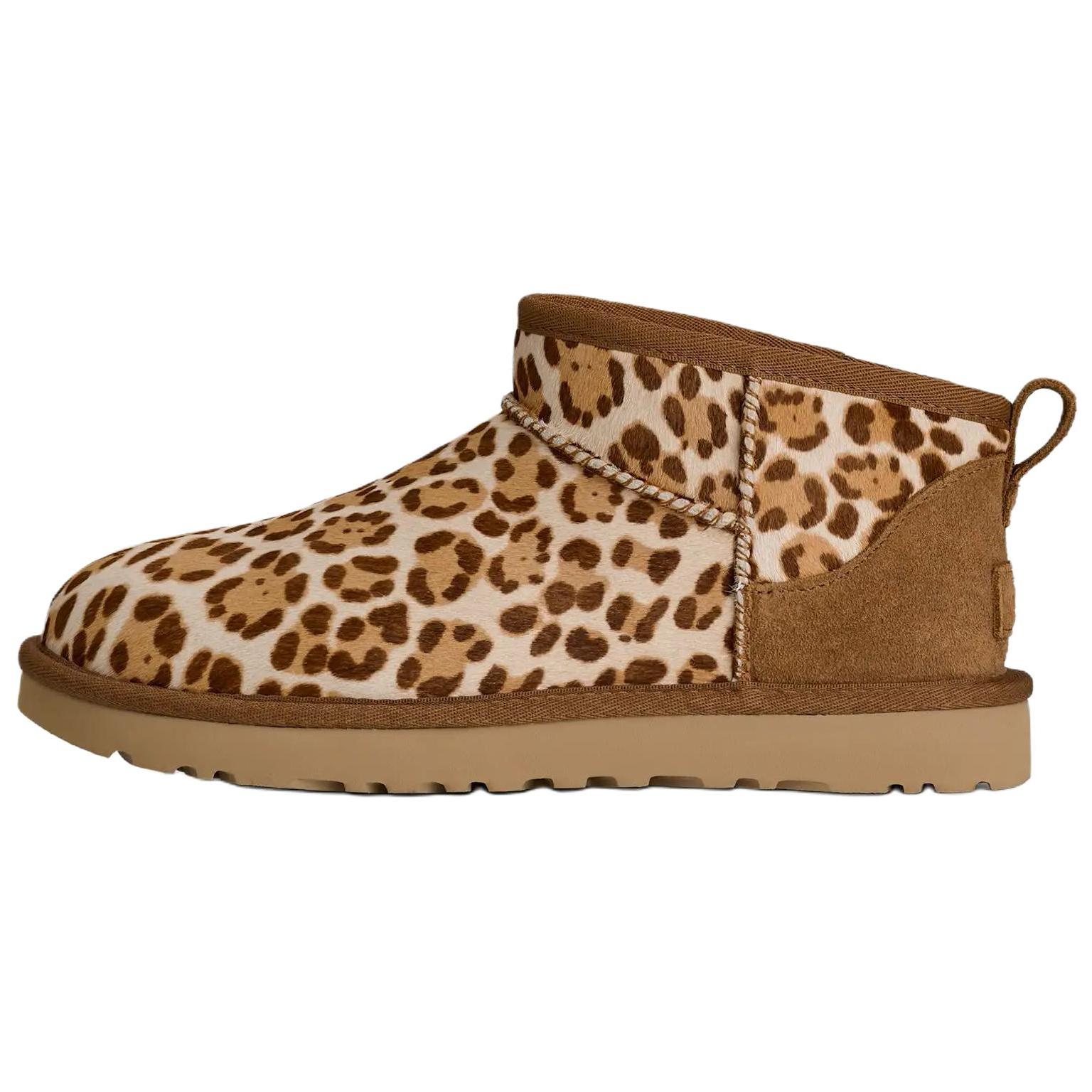 

UGG Classic Ultra Mini Boot Felicity Leopard Jasmine Women Sneakers Brown 1178110-FDJ 37
