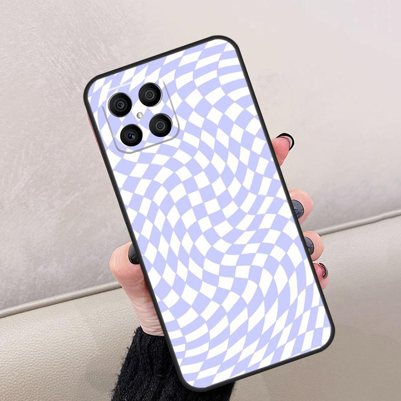 Crazy Checkered For Honor Magic 8 6 7 Pro Case For Honor 400 Lite 200 50 70 90 X8c X8b X9a X9b X9c X9d Win RT