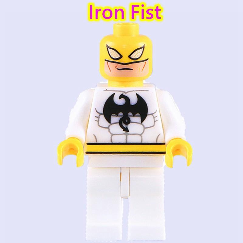 Kompatibel mit Minifiguren Marvel Daredevil Kingpin Iron Fist Bausteine Spielzeug für Kinder