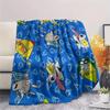 Rocko Flannel Blanket, High quality Comfortable for All Seasons, Home Decor, Warmth and Comfort