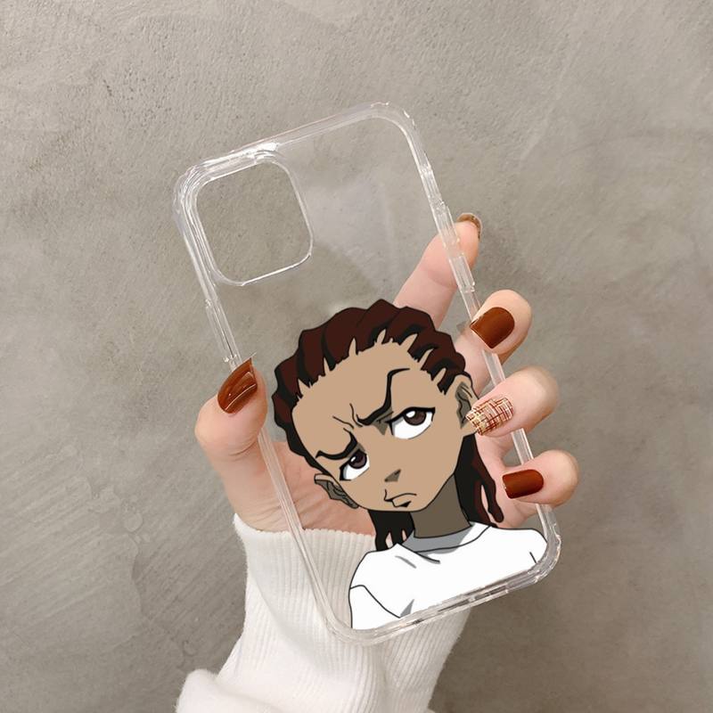 Huey Freeman Boondocks Phone Case for iPhone 11 12 13 mini pro XS MAX 8 7 6 6S Plus X 5S SE 2020 XR case