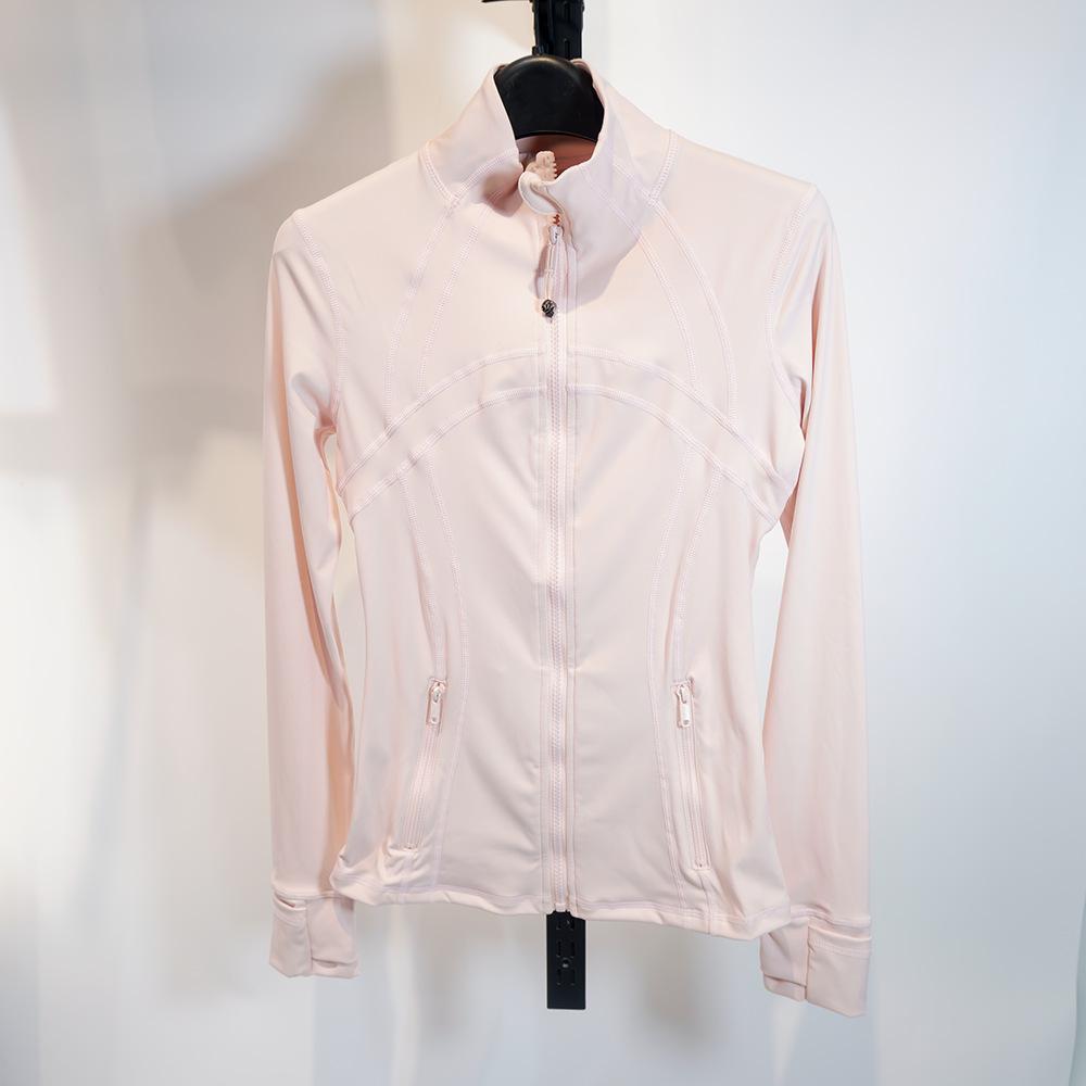 Women's Spring Yoga Sport Jacket - Tight Fit, Casual Jogging, Breathable, Zippered, Stand-Up Collar, Long Sleeve.