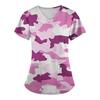 Women's Fashion  Printed Short Sleeve Overalls With Pocket Tops  Clothes