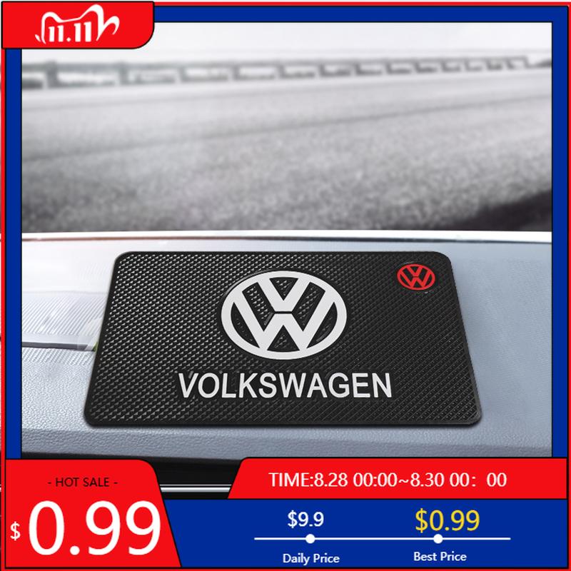 

VW GTI GOLF 2026 Hot For VW VOLKSWAGEN Car Anti-Slip Mat Dashboard Sticky Pad Non-slip Mat Holder For Volkswagen GOLF 5 Polo Gol