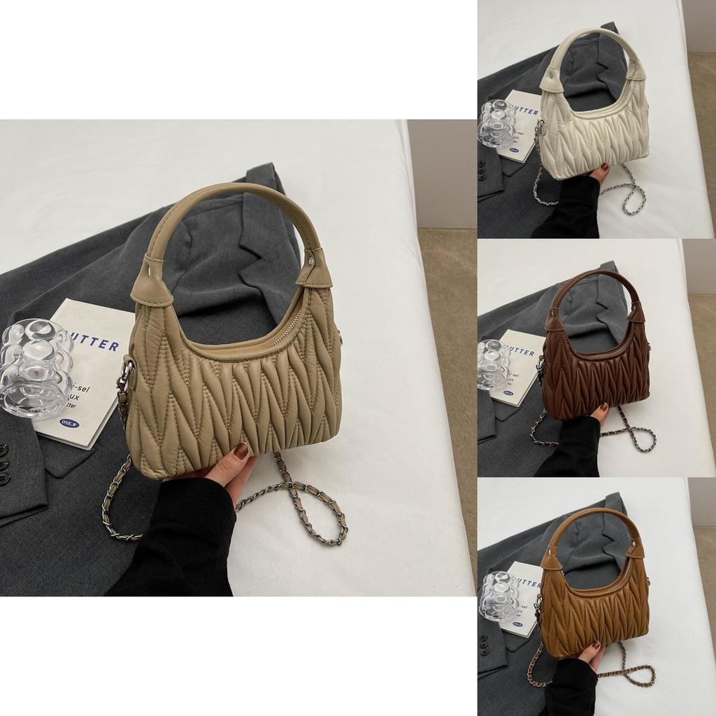 Modă 2023 Nouă Geantă Pliată Vintage High-end Geantă Mică de Umăr Casual de Nișă