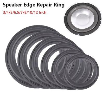 1Pcs Rubber Speaker Edge Repair Ring Woofer Edge Ring  Speaker Repair Accessories