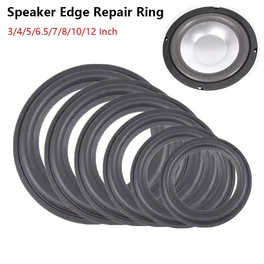 1Pcs Rubber Speaker Edge Repair Ring Woofer Edge Ring Speaker Repair Accessories