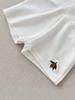 2026 Summer Baby White Polo & Shorts Embroidered Set for Boys & Girls