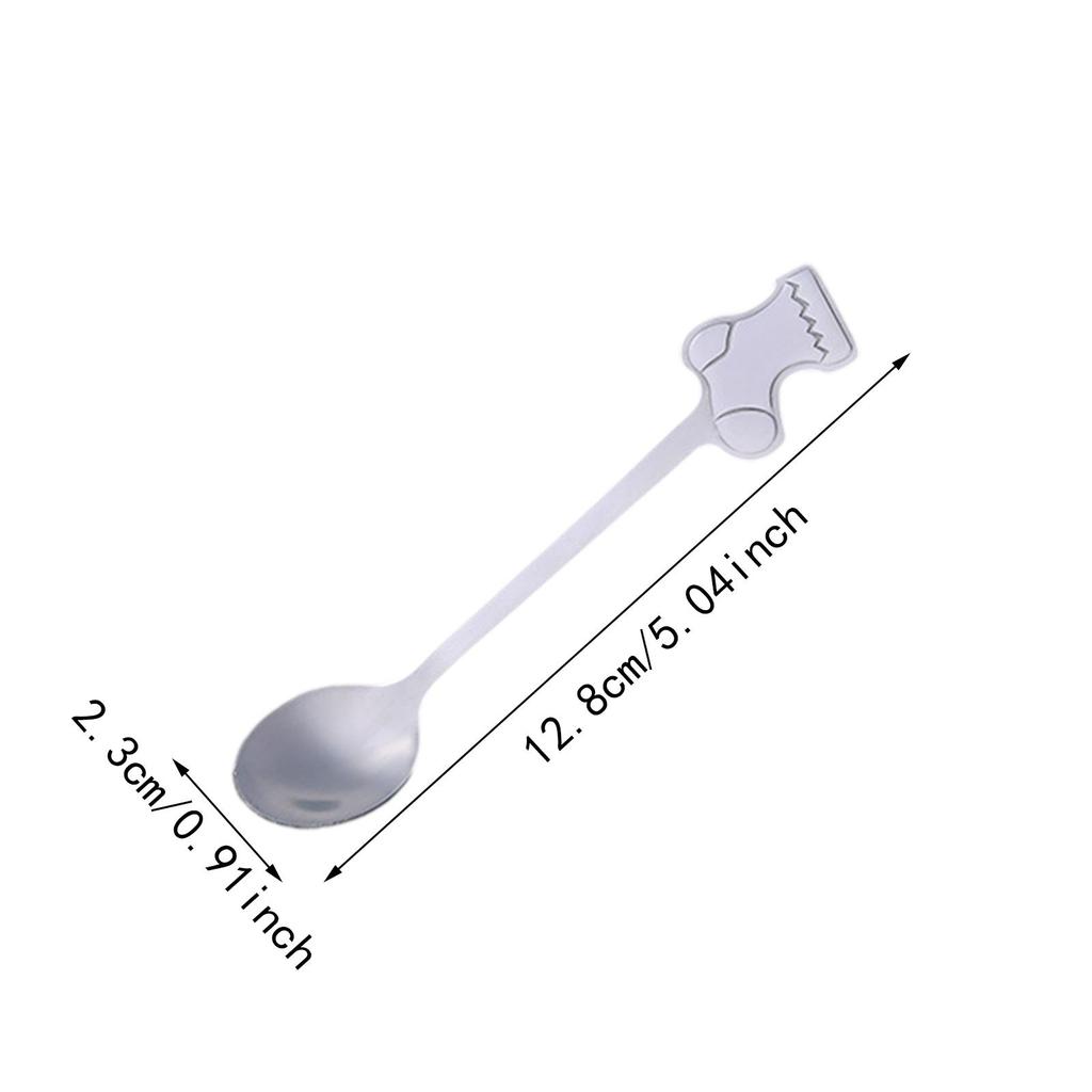 4x Christmas Spoon Set Xmas Cutlery Set Stainless Steel Utensils Tea Spoon for