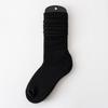 SYVISS Unisex Solid Color Scrunch Socks - Long Warm Leg Warmers, Slouch & Bubble Styles for Men and Women.