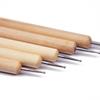 5Pcs/setof Wooden Pole Flower Needles, Manicure Pens, Double-ended Point Drill Pens, Crimping Pens, and Ball Pens Are In