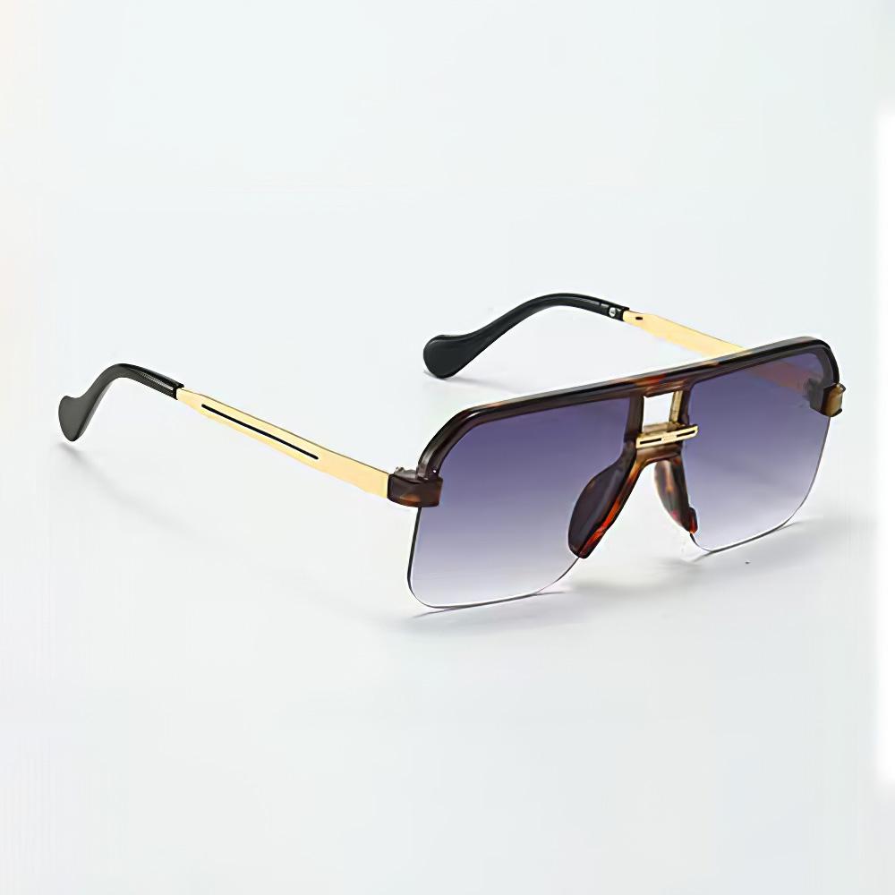 Новинка в солнцезащитных очках для женщин Современная мода Прозрачная оправа Градиентные желто-розовые линзы Квадратные очки Подарок для подруги