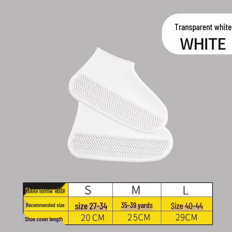 Unisex Non-Slip Waterproof Silicone Shoe Covers: Rainproof, Stain-Resistant, Wear-Resistant for Outdoor Use