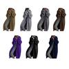 Fall Winter Outwear Women Long Cardigan Sweater Coat Open Front Mid Length Knitting Coat with Pockets