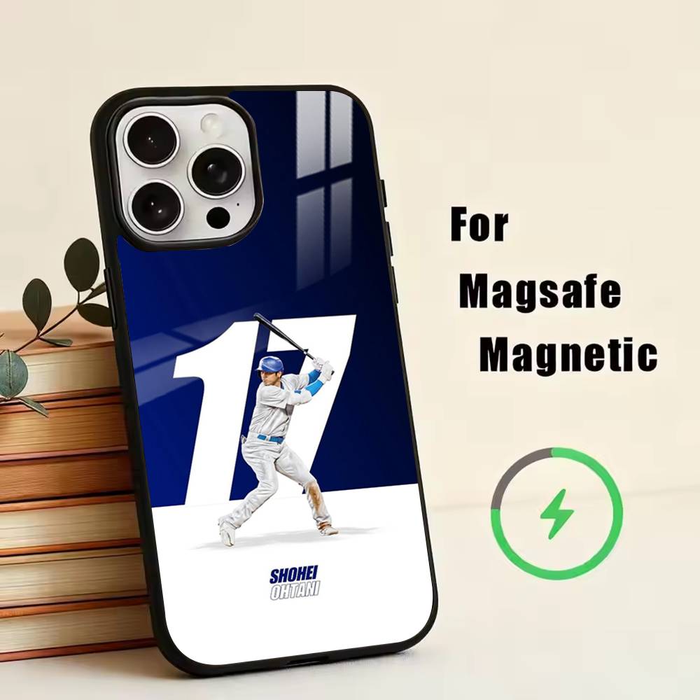 MVP-Shohei Ohtani Phone Case For iPhone17,16,15,14,13,12,11 Plus,Pro Magnetic with Magsafe Wireless Charging