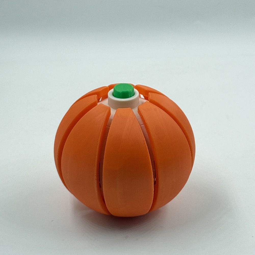 Button Click Fidget Clicker Fruit Design Stress Relief Toy Pumpkin Squishy Toy Party Giveaway