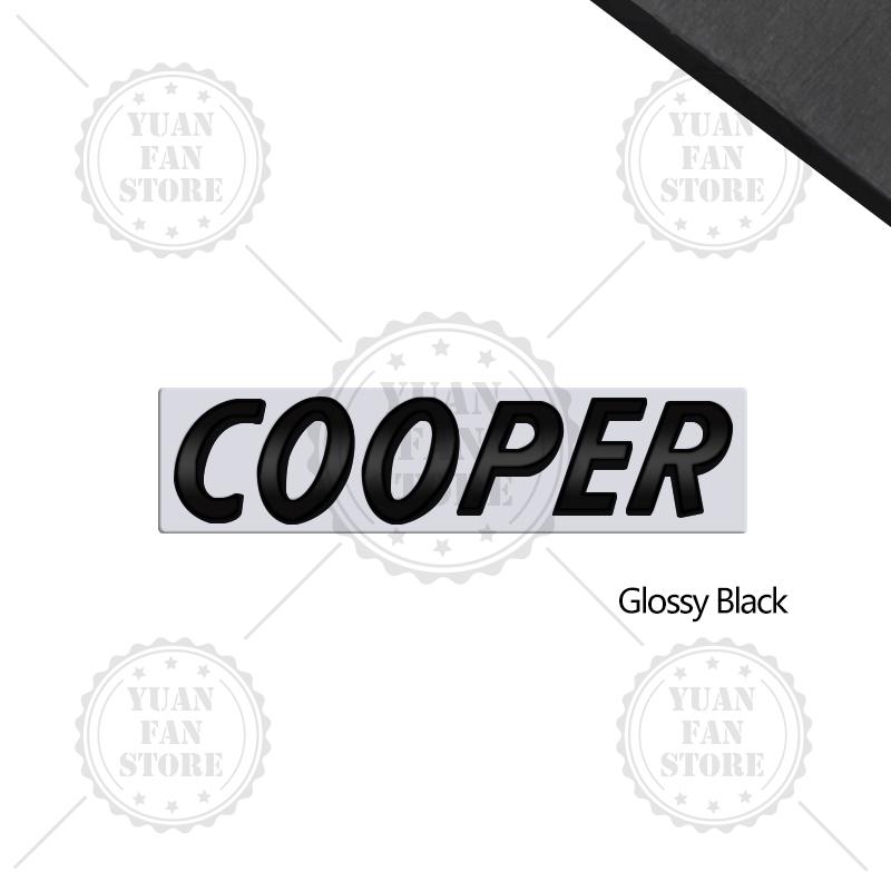 1PCS Metal Letter For Countryman Clubman MINI Cooper S 3D Emblem Car Rear Trunk Decals Lettering Badge Auto Accessories Styling