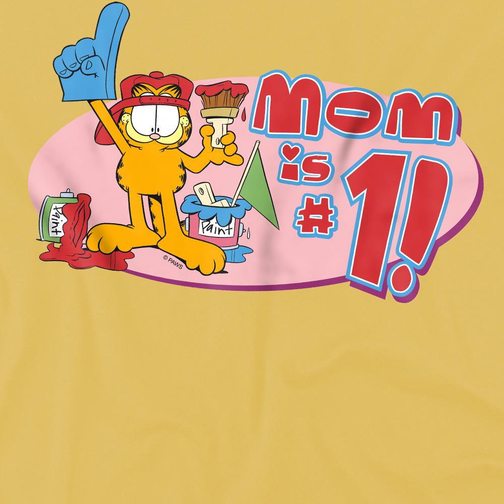 Garfield Mens Mom Number One T-Shirt