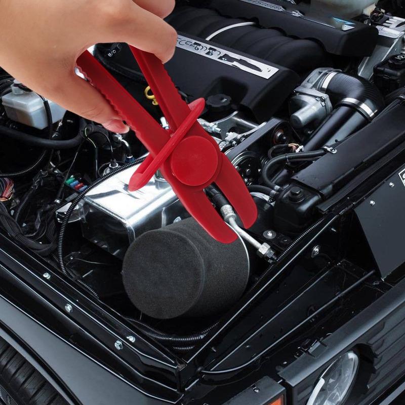 Plastic Hose Pinch Off Pliers 3 Sizes Set Automotive Radiator Coolant Brake Fuel Line Clamp Tool Kit Heavy Duty Non-Marring Tool