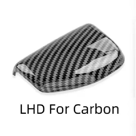 For Hyundai Elantra CN7 N -2025 LHD Red Carbon Fiber Gear Shift Knob Cover Trim Interior Accessories