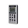 Mini Radio Portable AM/FM Dual Band Stereo Pocket Radio Receiver with LCD Display & Earphone & Rechargeable Battery