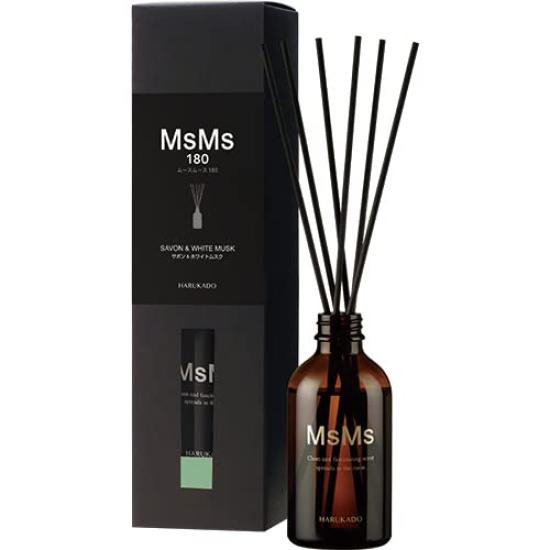 HARUKADO Mousse Mousse 180 Savon White Musk Reed Made in 77mm x 290mm x 77mm & Diffuser, Fragrance, Japan, Dimensions (W) (H) (D)