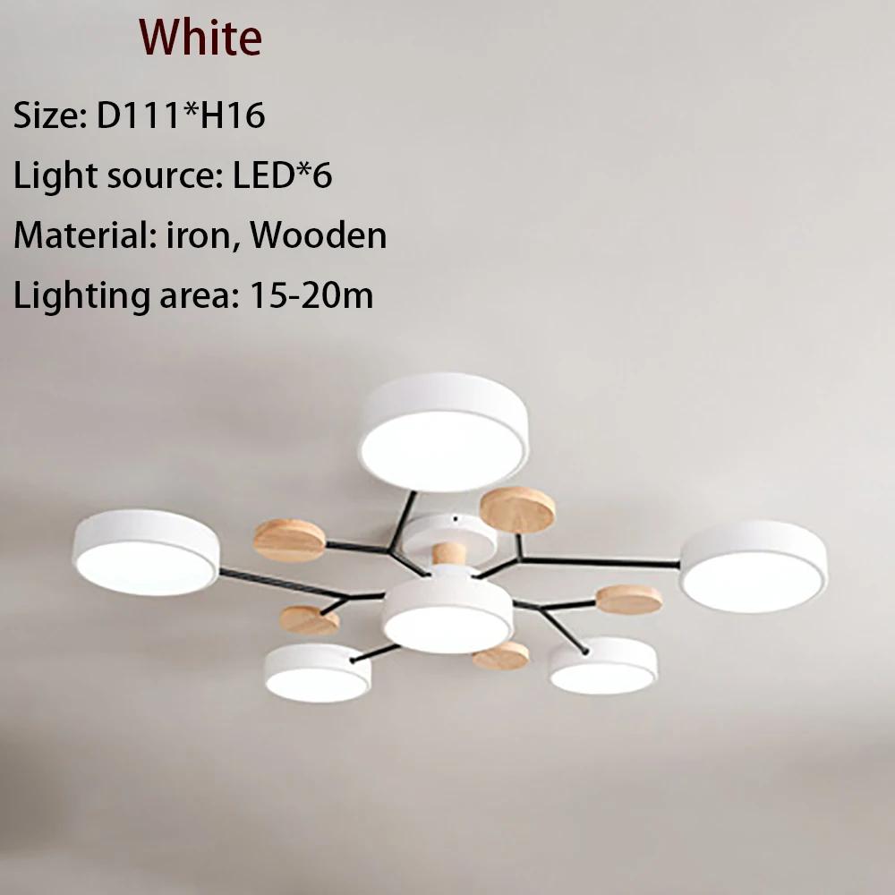 Modern LED Chandelier Macaron Ceiling Lamp For Bedroom Children's Room Living Dining Room Interior Decor Lighting Fixture Luster