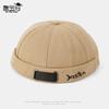 Retro Melon Fur Hat Yuppie Personalized Landlord Hat Embroidered Letters Neutral Couple Autumn and Winter Warm Hat