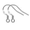 Ganci per Orecchini Placcati Oro e Argento Sterling S925 per Gioielli Fatti a Mano DIY