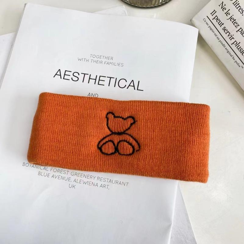 Autumn and winter daily wear fashion headgear headband knitted headband hair band warm forehead protection sports headband headscarf