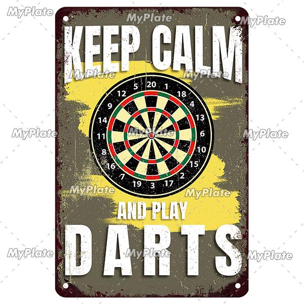 MyPlate Darts 180 Metal Sign Beer Bar Vintage Plaque Shop Tin Sign Plate Wall Decor For Bar Club Art Painting Poster Gift