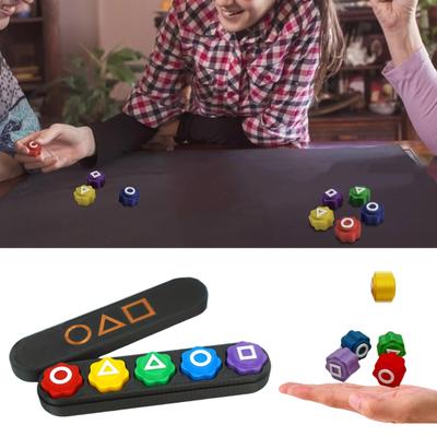 1/2 Sets Korean Traditional Stone Catching Game Hand-Eye Coordination Training Jacks Stone Kids Adults Family Night Party Pebble Grabbing Toy