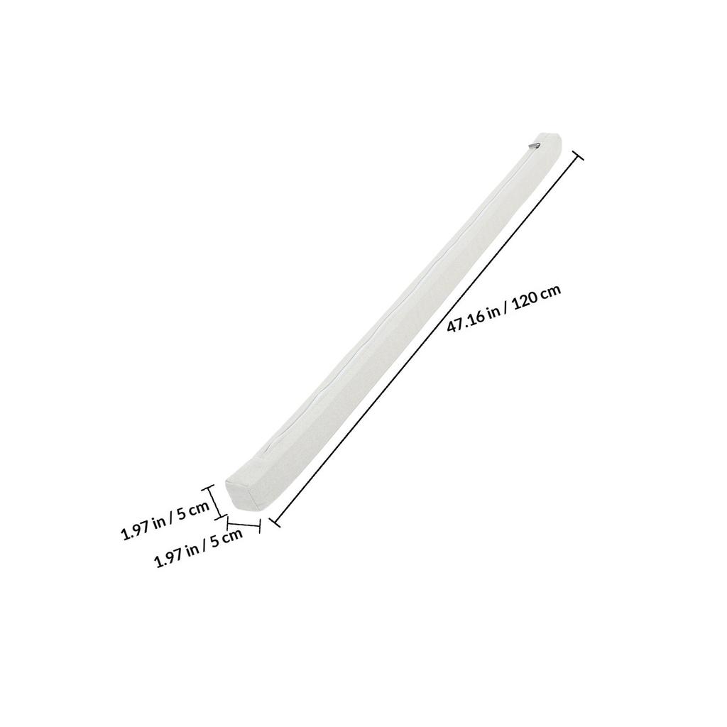 High Density Sponge Bed Gap Filler Soft Cloth Covered Adjustable Cuttable Mattress Extender for Headboard Wall Gaps Bedroom Use