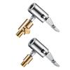 Inflation Valve Adapter Quick Connector Car Tire Air Chuck Air Compressor Tire Inflator Attachment Zinc Alloy Adapter Connector