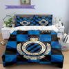 Club Brugge KV Custom Name Pattern Bedding,Quilt Set Quilt Cover Pillowcase Home Birthday Gift(1 * Duvet Cover + 2 * Pillowcase, Without Core)