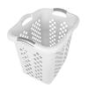 2 Bushel Plastic Laundry Basket Hamper with 4 Handles Breathable Ventilation Durable Versatile Laundry Toys Sports Equipment